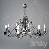 chrome chandelier