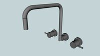SLSS - Lucia Laundry Mixer Squareneck - Laundry Tapware - Abey