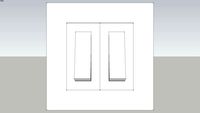 double interrupteur legrand mosaic M50