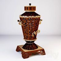 &quot;PROFI&quot; Samovar carved decoration