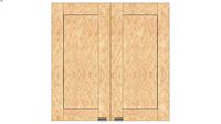 Wall Double Door 30Hx15D