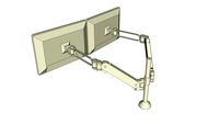 Dual Arm Monitor Arms