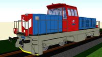 714 210-2 'Cheerful Cow' diesel locomotive