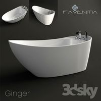 Acrylic bathtub Favenitia Ginger