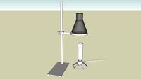 Flask and Bunsen Burner