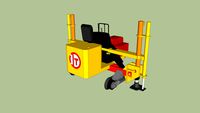 Track lifting and slewing machine (ITD)