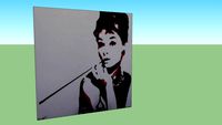 Audrey Hepburn painting 1
