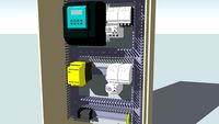 Rittal AE1083.500 met schakelelementen