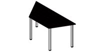 Trapeztisch 1400 / 700 / 700 / 700mm, T-04-051