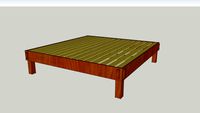 King Size Platform Bed Frame