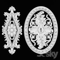 Stucco ceiling.