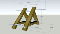 Home made Ikea book stand