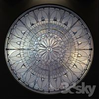 Stained glass round