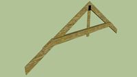 6000mm-30degree-Exposed Bolted Rafter-Bearing Roof Truss