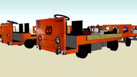 Accumulator baggage vehicle 'Jesterka' (Lizard)