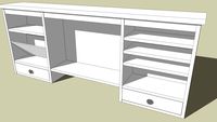 HEMNES Add-on unit desk
