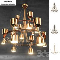 Chandelier Metalarte copacabana queen
