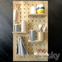 Wall-mounted Storage Panel