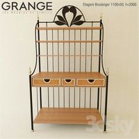 Grange Fer Forge Etagere Boulanger