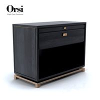 Orsi Bronze bedside table XI