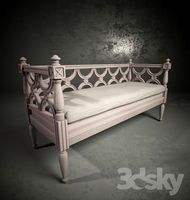 Paris Flea Market Bench