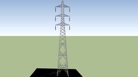 Ligne THT 225KV Cagnes/Mer Mougins - Pylone Double Drapeau Suspension 26