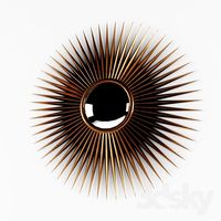 Decorative blown mirror