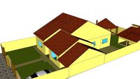 Minha casa com quiosque