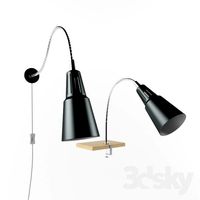 Quart Wall spotlight / lamp with clamp IKEA