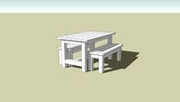 Eenvoudige kloostertafel
