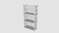 Chippendale etagere