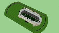 stadio con recinzioni