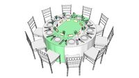 table mariage 10 personnes louisiane