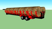 Round Bale Hauler (Gooseneck)