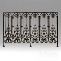 Wrought iron railing 353