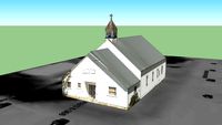 Old Church In Bieber California