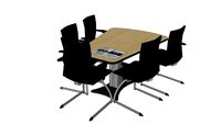 ABB CRS Meeting Desk V-shape 5p