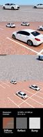 Seamless texture of concrete pavement