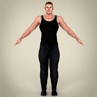 Realistic Handsome Man