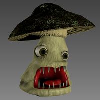Mushroom Monster - Low-Poly Monster