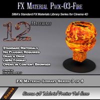 Standard FX Material Pack-03-Fire for Cinema 4D