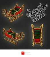 Low Poly Sleigh