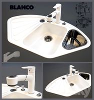 Blanco Merkur-S Blanco + Delta Silgranit PuraDur II