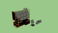 Low Gondola & Metal Case by Clarence joseph Alagos