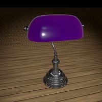 Desk Lamp Purple