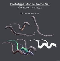 Prototype Mobile Game Set - Creature : Snake_2
