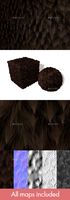 Brown Clumpy Fur Seamless Texture