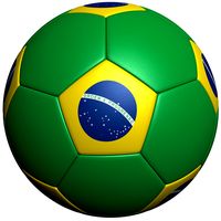Brazil Soccer Ball Flag