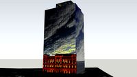 Building 'Prism' - sky in a glass