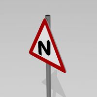 Double bend sign